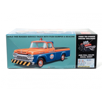 Plastikmodell – Auto 1:25 1960 Ford F-100 Pickup mit Anhänger – AMT1407